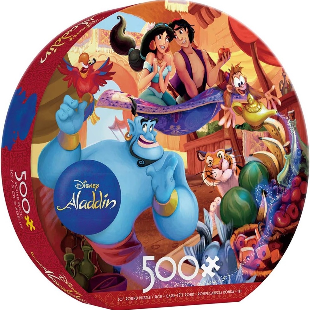 Family Time Disney Aladdin 500 Piece Puzzle - Picture 2 of 3